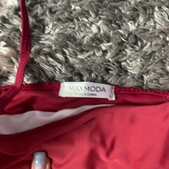 One Piece Ruffle Bathing Suit - Picture 2 of 2